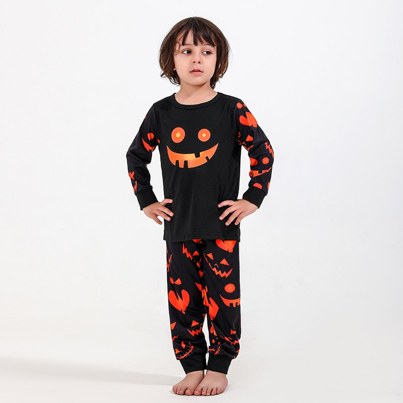 Family Matching Pajamas Set In Halloween Party Costumes