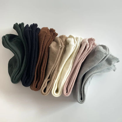 Cotton Knee-High Socks: Breathable & Stylish