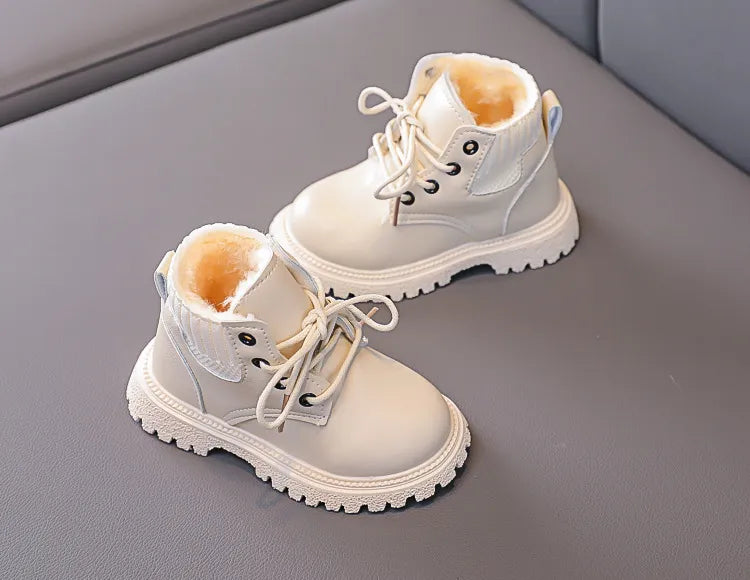Cozy Plush Lining Snow Boots: Anti-Skid & Soft for Baby Boys/Girls