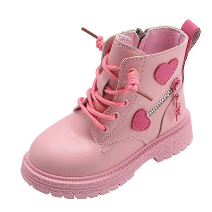 Chic Pink Rubber Boots for Fashionable Little Princesses