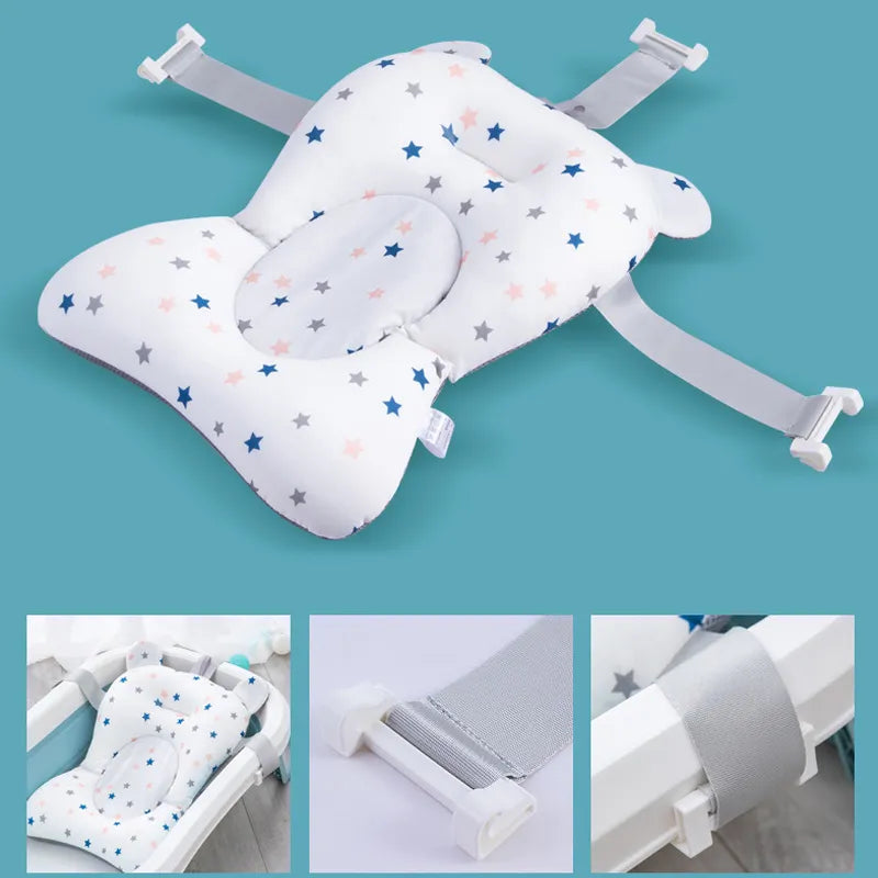 Baby Bath Support Mat - Anti-Slip & Comfortable