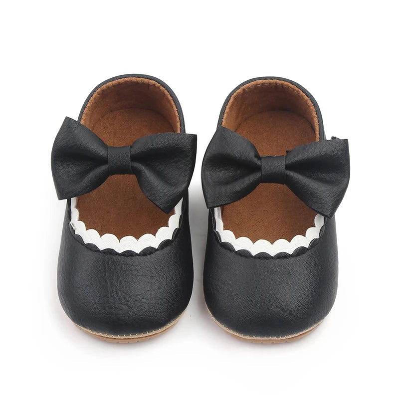 Bowknot Shoes for Toddler: Non-slip Prewalking Shoes
