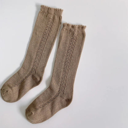 Cotton Knee-High Socks: Breathable & Stylish