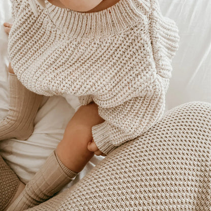 Cable Knit Baby Sweater: Cozy Winter Fashion