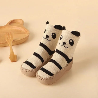 Cute Cartoon Animal Floor Socks: Winter Anti-Slip Sole for BaBy