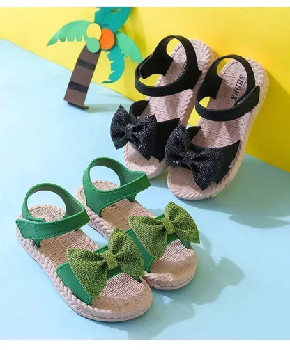Girls' Bow Sandals: Sweet and Versatile