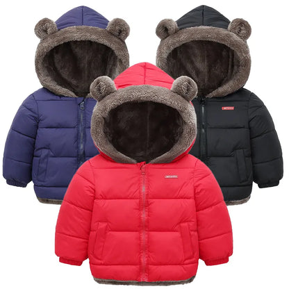 Thicken Hooded Jacket for Babies (2-6 Years)