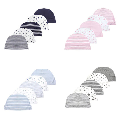 Fashionable Cotton Hats: Set of 5 PCS