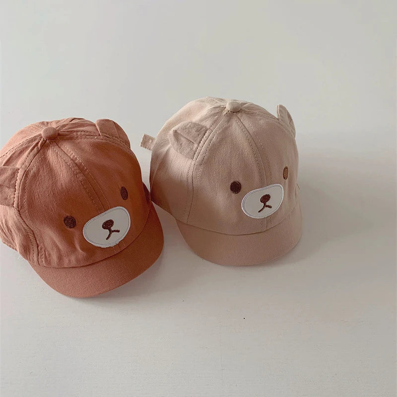 Cute Bear Ears Baby Baseball Cap: Stylish Comfort for Little Ones!