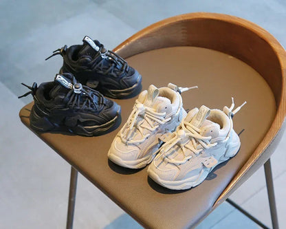 Kids Plush Sneakers: Waterproof and Comfortable Sports Shoes
