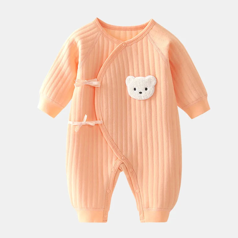 Cotton Newborn Onesie for 0-6M Babies