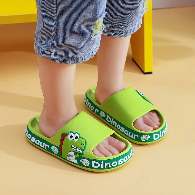 Dinosaur Cartoon Slippers: Comfort for Kids