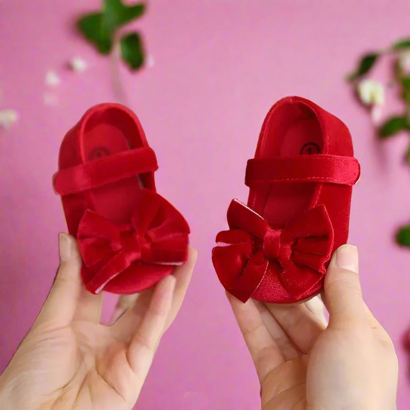 Princess Shoes - Baby Girls' Bow Flat Shoes for First Steps