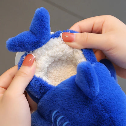 Cartoon Shark Cotton Slippers - Warm and Non-slip for Kids (Winter Edition)