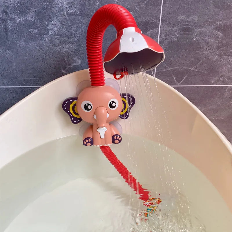 Elephant Faucet Shower Water Spray Bath Toy for Kids