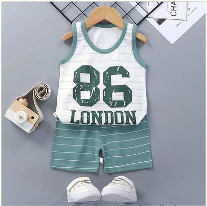 Summer Children's Sports Clothes: Stylish Set