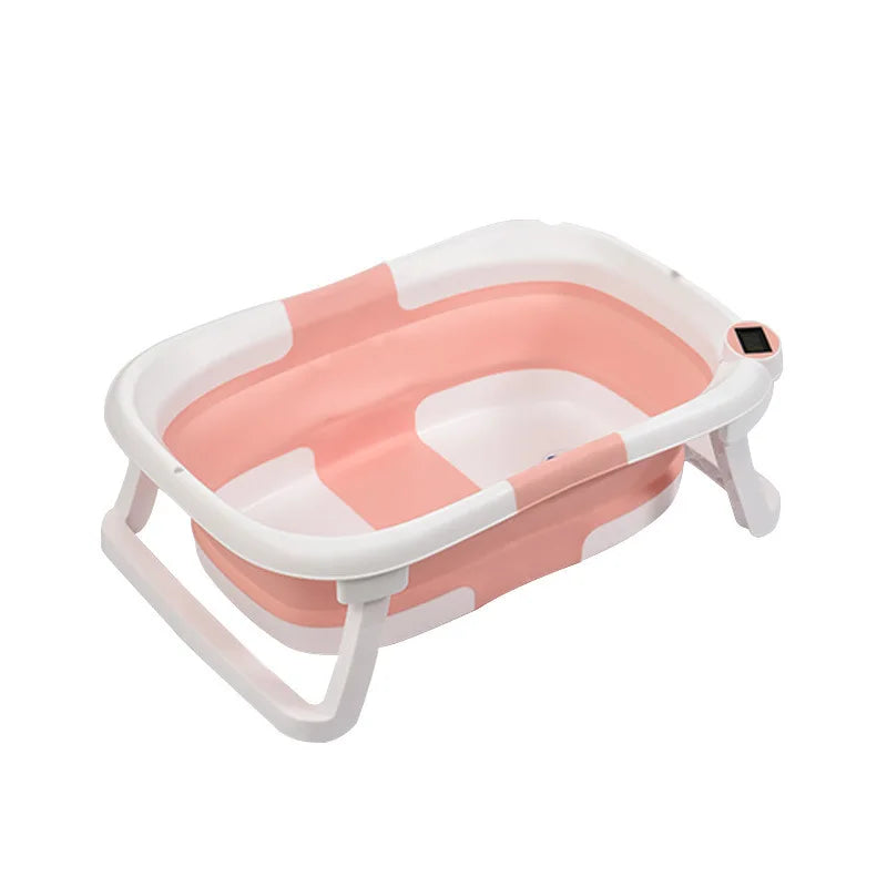 Real-time Temperature Silicone Baby Bath Tub