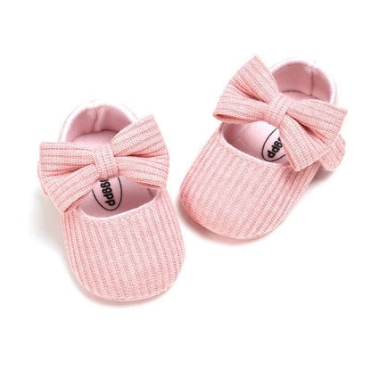 Princess Shoes for Babies: Anti-Slip Bow Sneakers