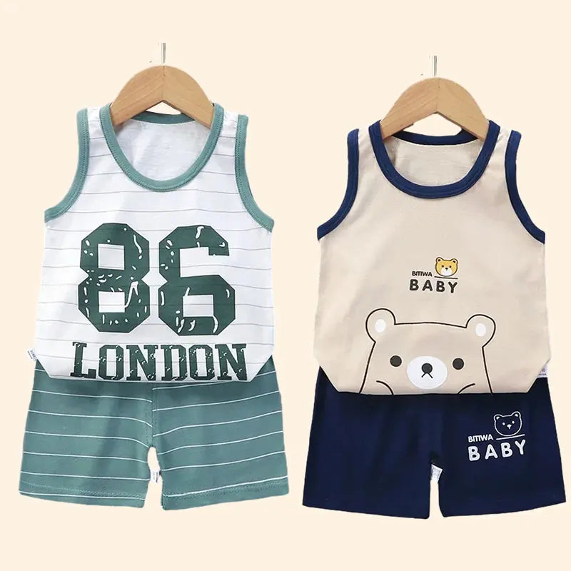 Summer Children's Sports Clothes: Stylish Set