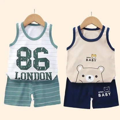 Summer Children's Sports Clothes: Stylish Set