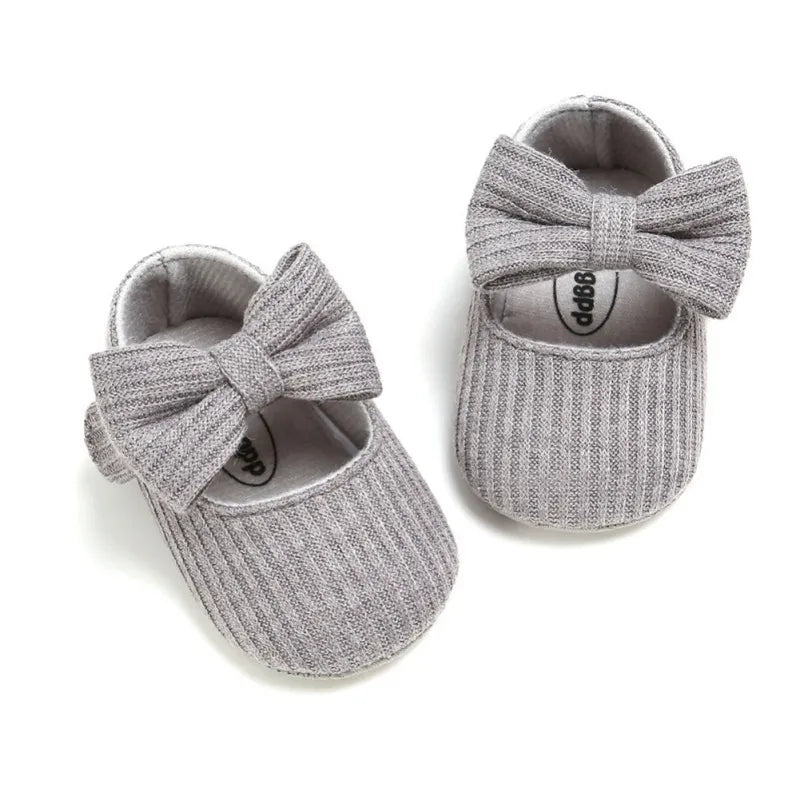 Princess Shoes for Babies: Anti-Slip Bow Sneakers