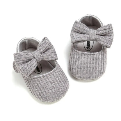 Princess Shoes for Babies: Anti-Slip Bow Sneakers