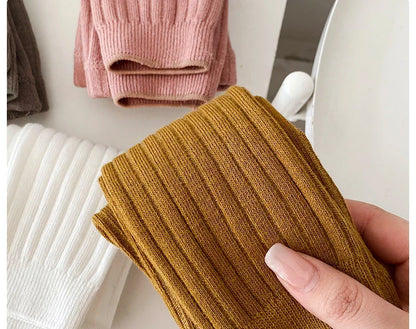 Warm Baby Leggings - Spring/Autumn Soild Color Cotton Pants for Kids
