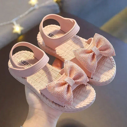 Girls' Bow Sandals: Sweet and Versatile