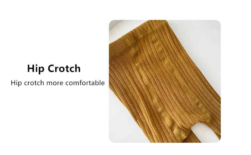 Solid Cotton Stretch Kids Leggings - Comfy Trousers for Newborn-6 Years
