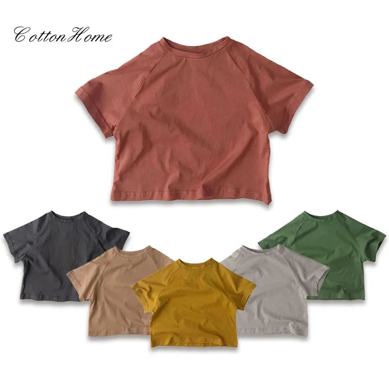 Summer Kids T-shirts: Casual Cotton Tops