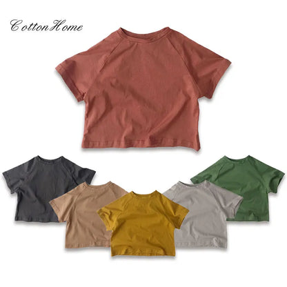 Summer Kids T-shirts: Casual Cotton Tops