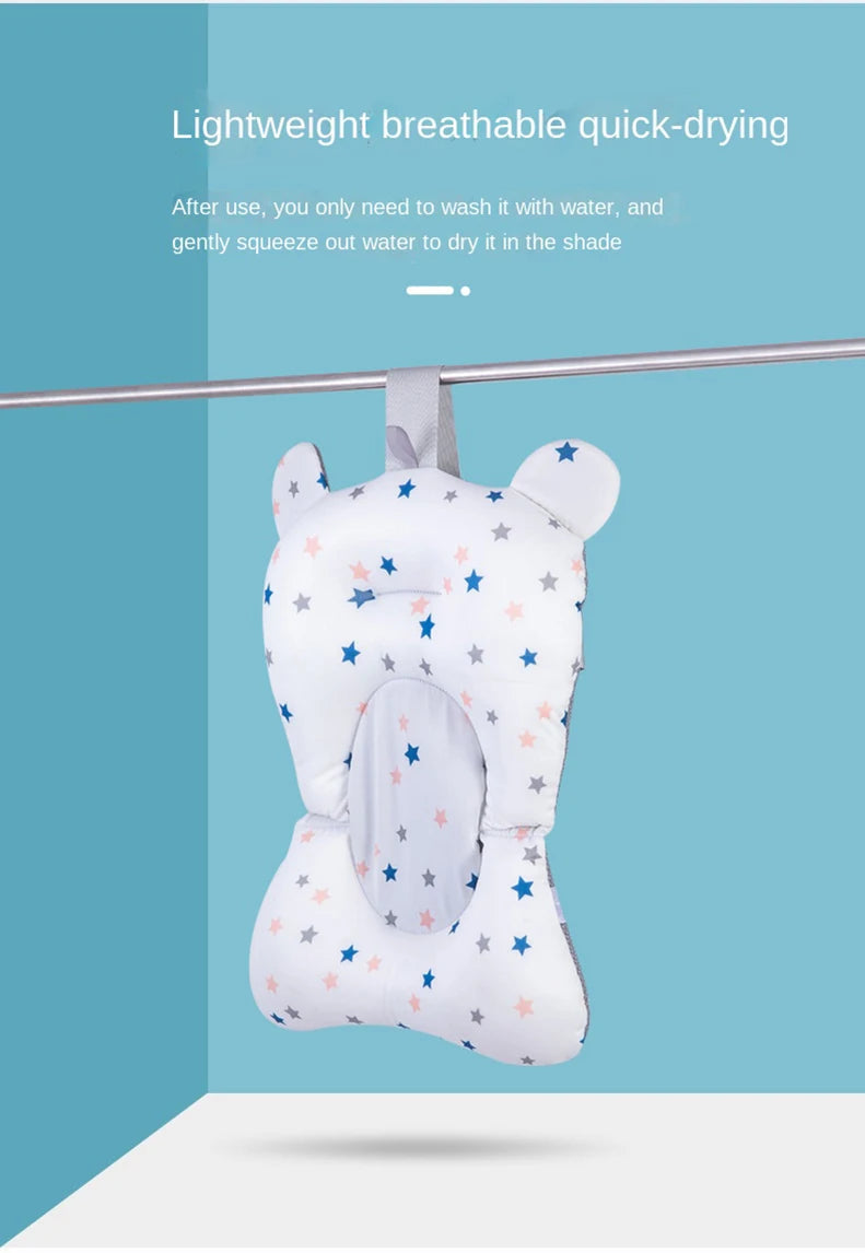 Portable Newborn Bath Support Pad - Comfortable and Foldable