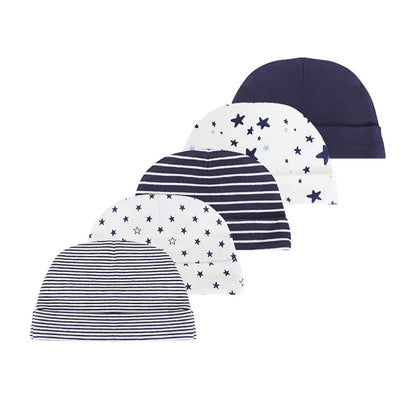 Fashionable Cotton Hats: Set of 5 PCS