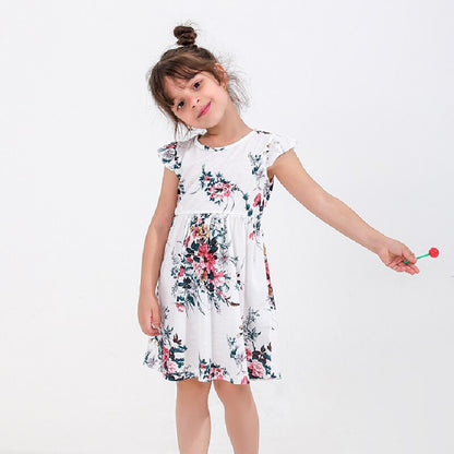 Fashion For Mother and Baby With Floral Print