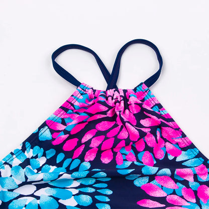 Colorful Kids Bikini Set - Summer Swimwear