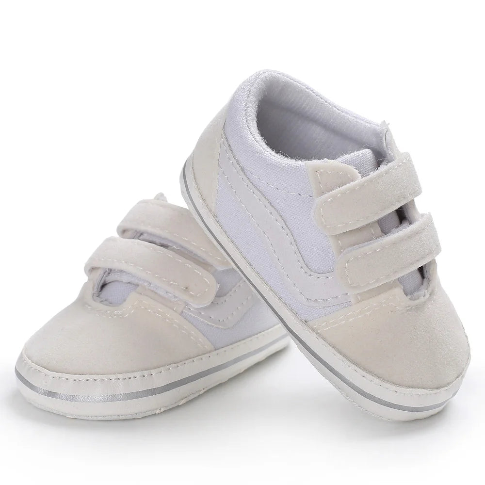 Canvas Sneakers: Stylish First Walkers for Newborns