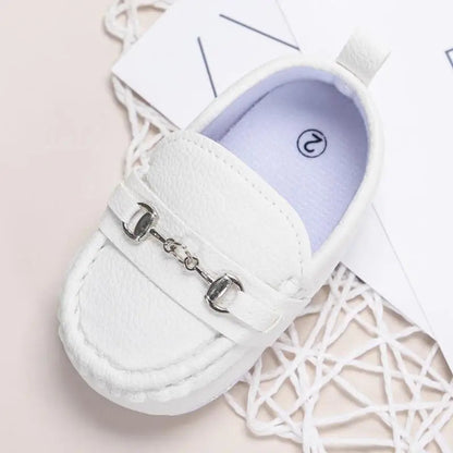 Baby Casual Shoes: Leather, Non-slip Soft-sole