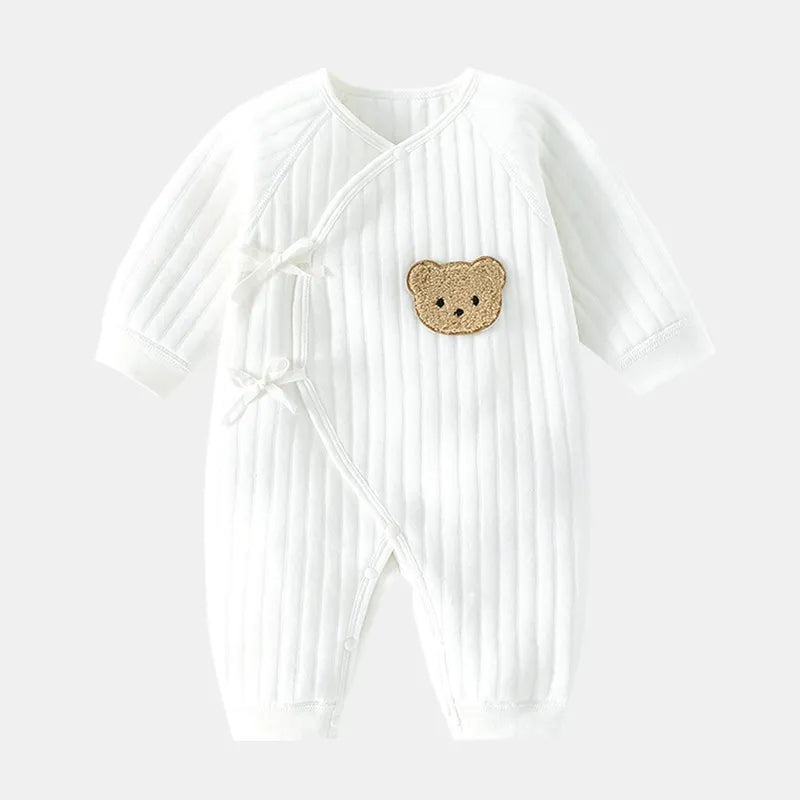 Cotton Newborn Onesie for 0-6M Babies