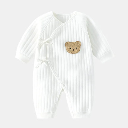Cotton Newborn Onesie for 0-6M Babies