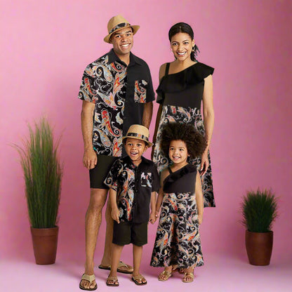 Family-Friendly Outfits With Unique Textures