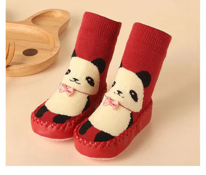Cute Cartoon Animal Floor Socks: Winter Anti-Slip Sole for BaBy
