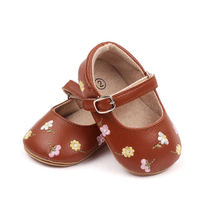 Baby Summer Sandal Cute Embroidery Flower