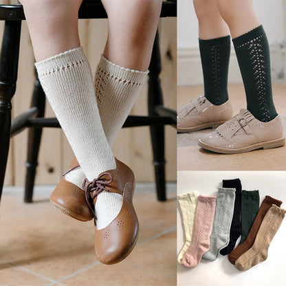 Cotton Knee-High Socks: Breathable & Stylish