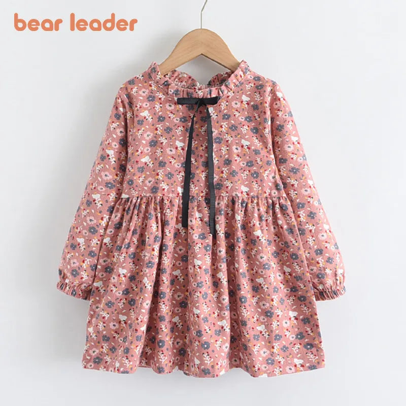 Girls Floral Princess Dress - Casual Spring Costume (2-8 Years)