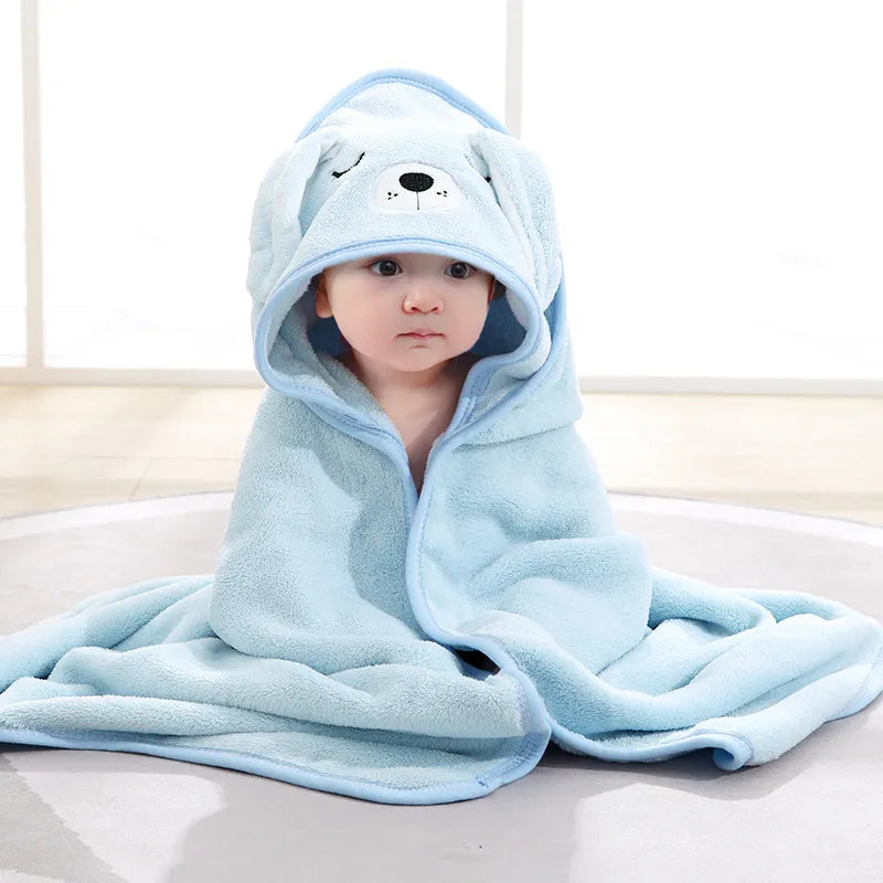 Hooded Cartoon Baby Bath Towels