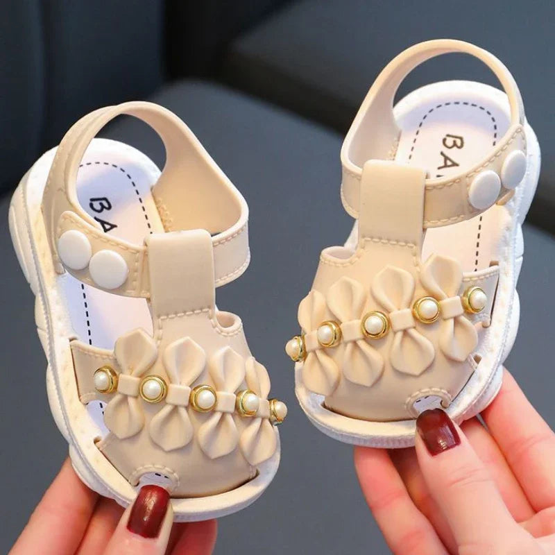 Bow Summer Sandals for Baby Girls
