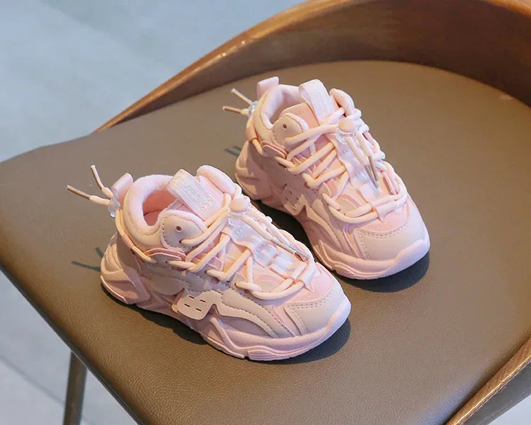 Kids Plush Sneakers: Waterproof and Comfortable Sports Shoes