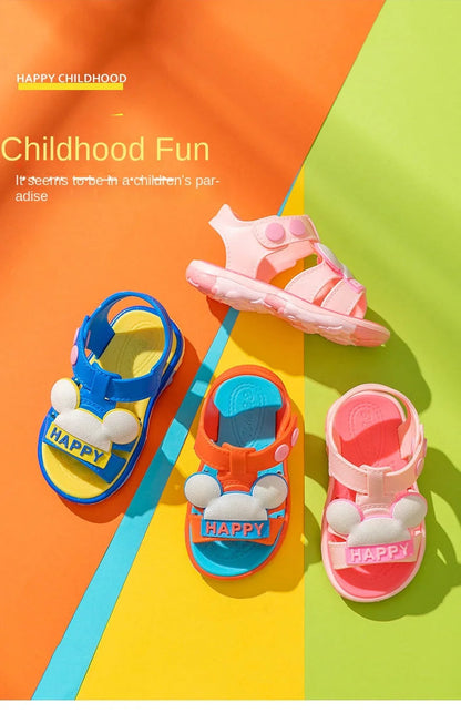 Summer Cartoon Baby Sandals: Cute Infant Shoes for Girls and Boys