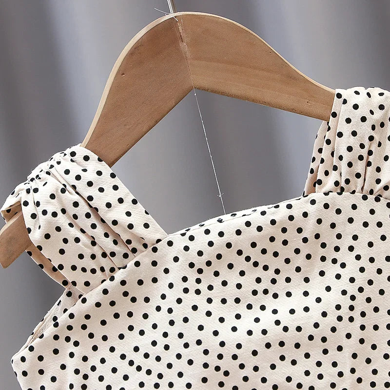 Cotton Sleeveless Baby Girls' Summer Sets: Cute 2-Piece Outfits