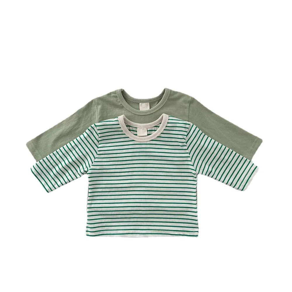 Striped T-shirts Or Plain T-shirts For Children
